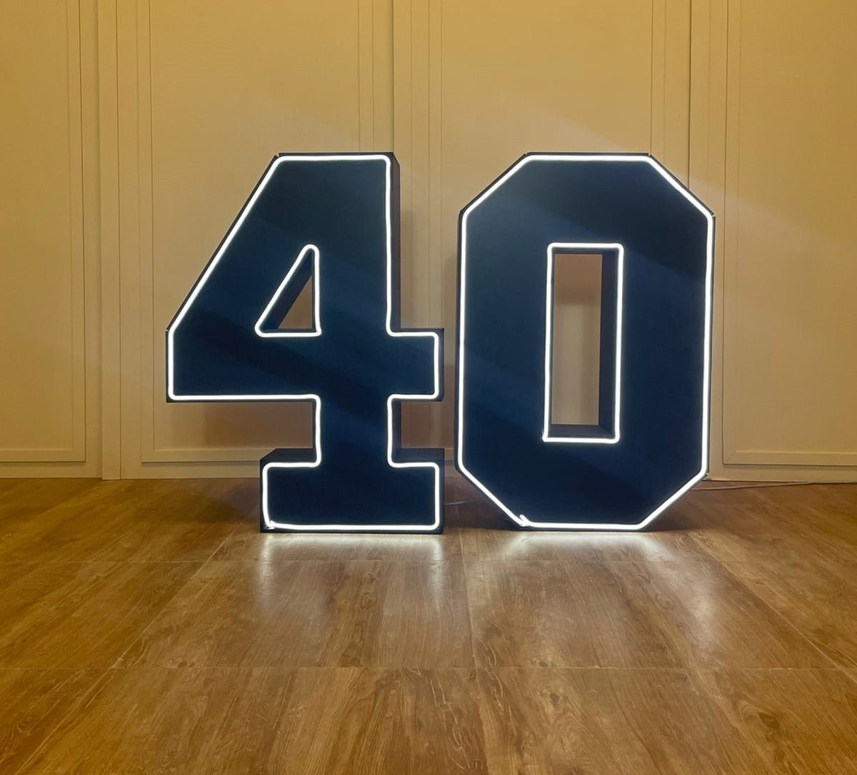 Numbers with Led light